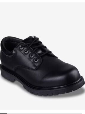 Skechers Cottonwood Cantix Work Oxford Men’s black shoes